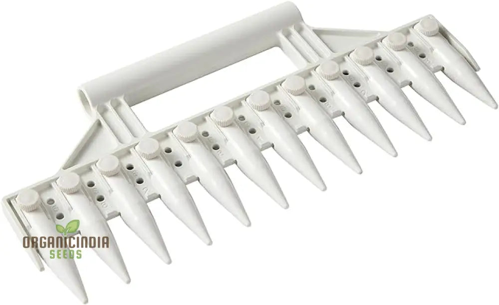 Seed Dibber And Multifunctional Spacer Tool â€“ Ideal For Planting Seeds Creating Perfectly Spaced