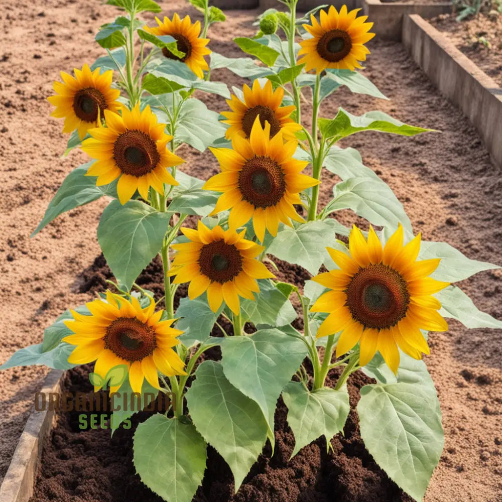 Vibrant Chocolate Sunflower Seeds - Grow Stunning Sunflowers With Rich Petals Annuals