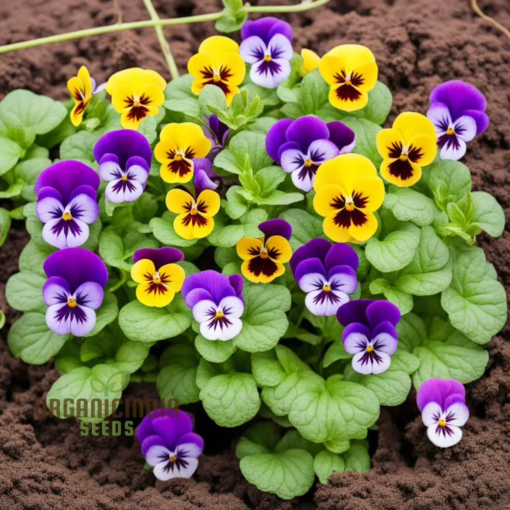 Viola Germania Mixed Flower Seeds Vibrant Assortment For Your Garden Annuals