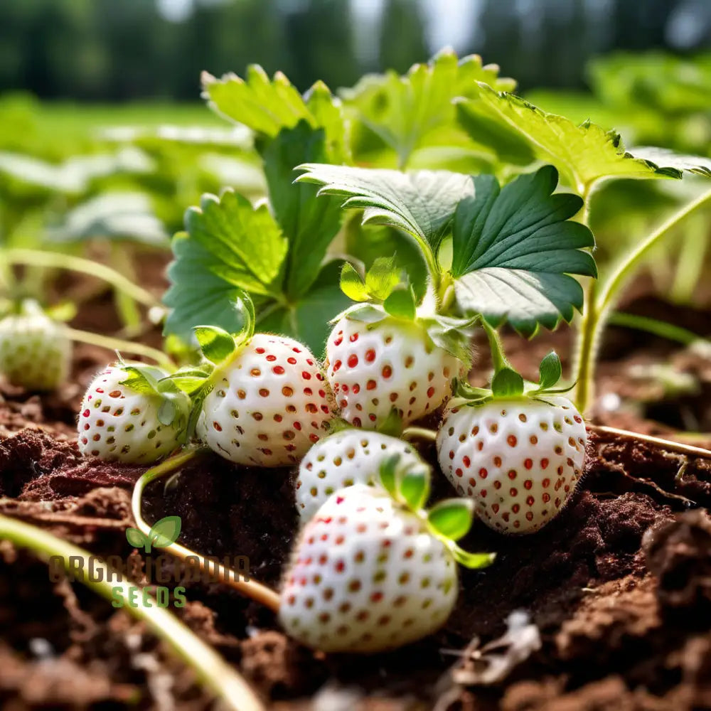 White Strawberry Seeds For Planting Enhance Your Garden With Snow Fruit