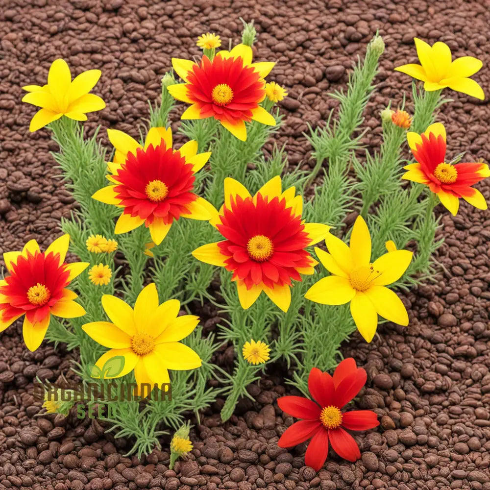 Yellow Red Arizona Flower Seeds Wildflower Mix Red Annuals